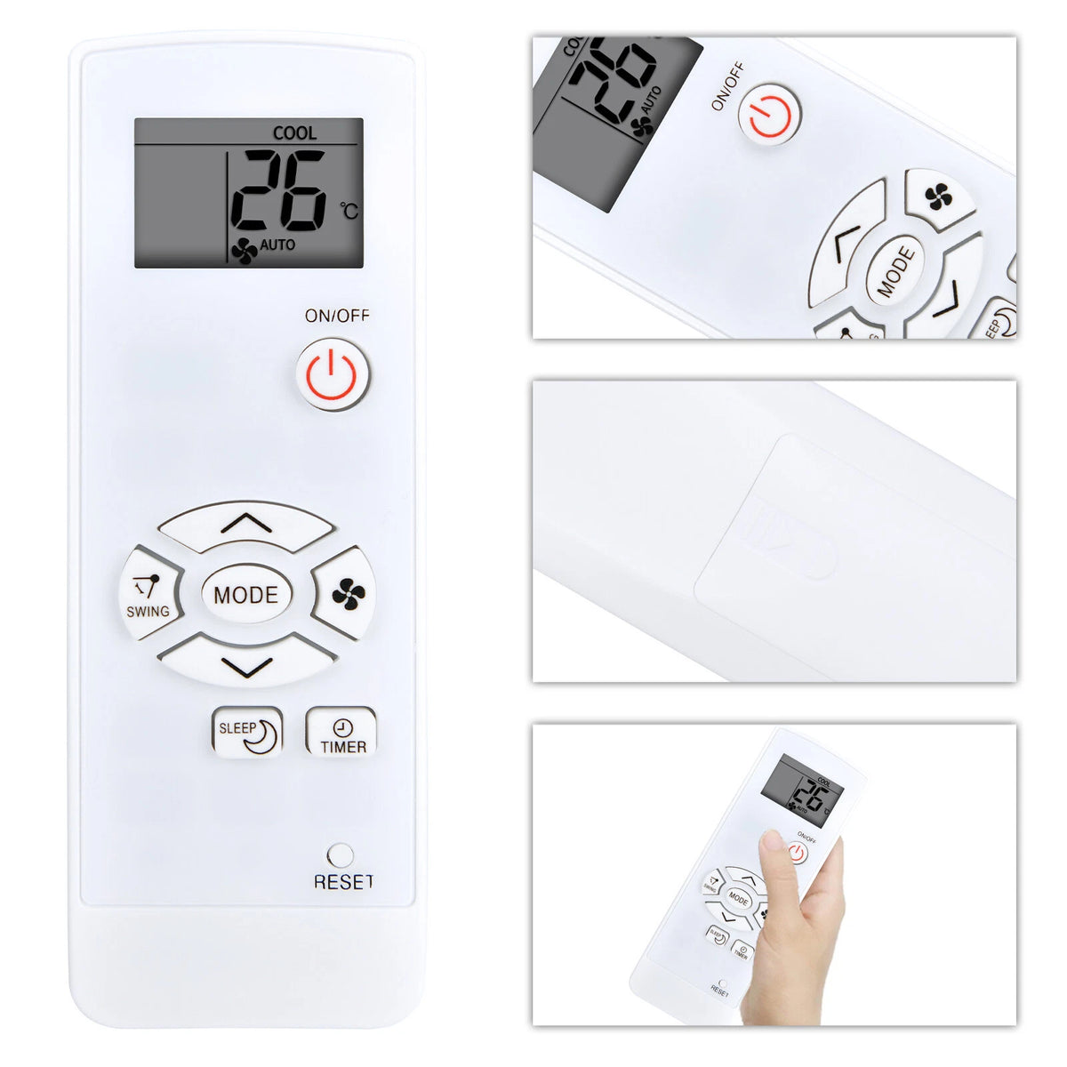 Replacement Remote Control For Sharp Air Conditioner CRMC-B046JBEZ