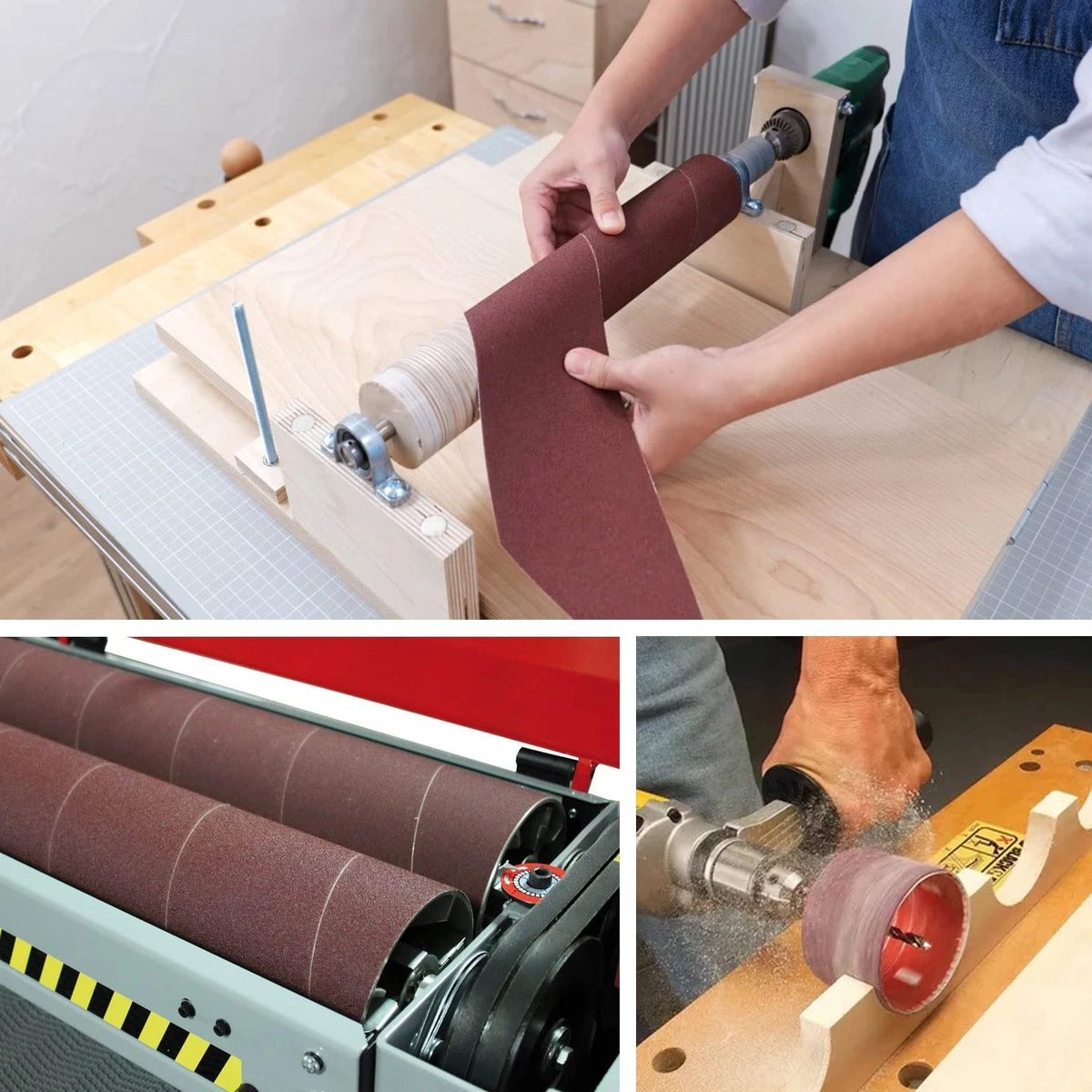 180 Grit Sandpaper Roll, 3 Inch x 49 Feet Emery Cloth Roll 180 Grit, Brown