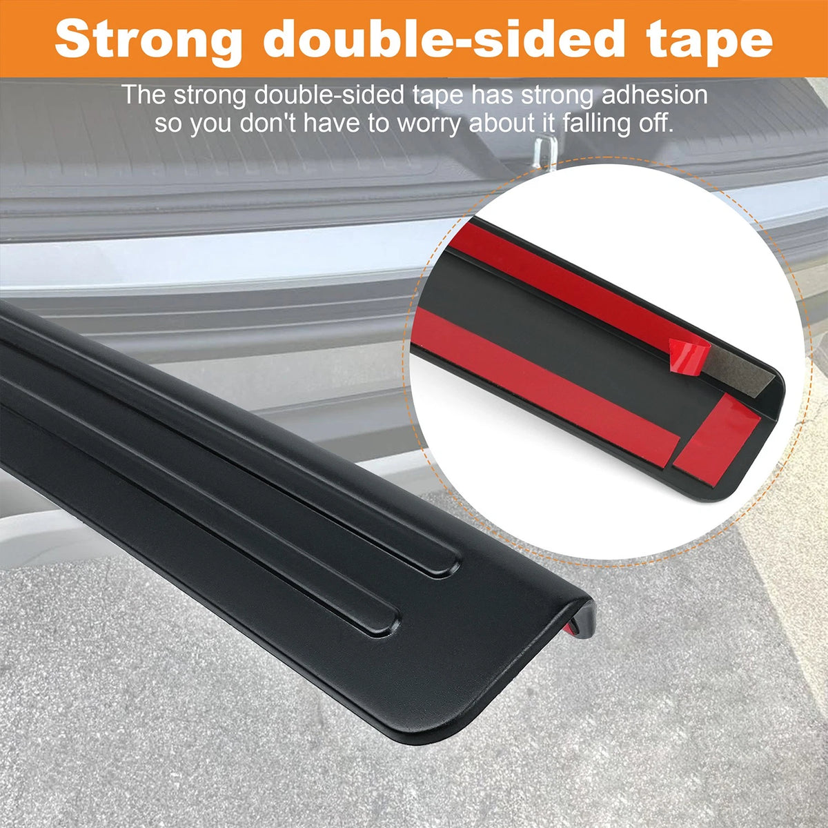Black Rear Bumper Guard for Honda Pilot 2016-22,Anti-Scratch Protector Accessory