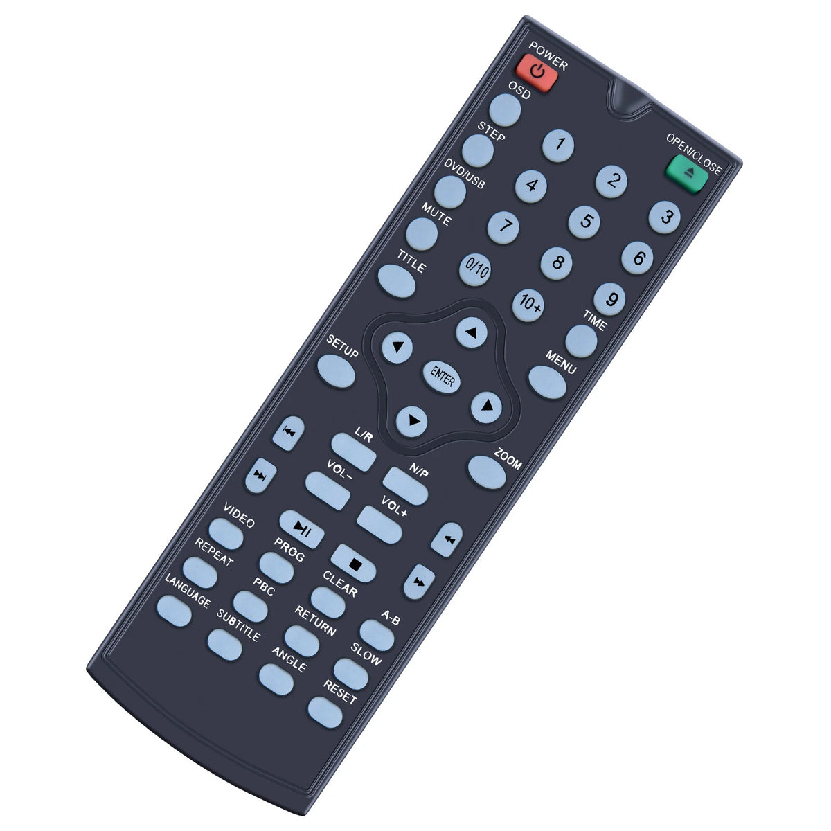 Replace Remote Control For Majority DVD CD player Scholars SCH-DVD-BLK