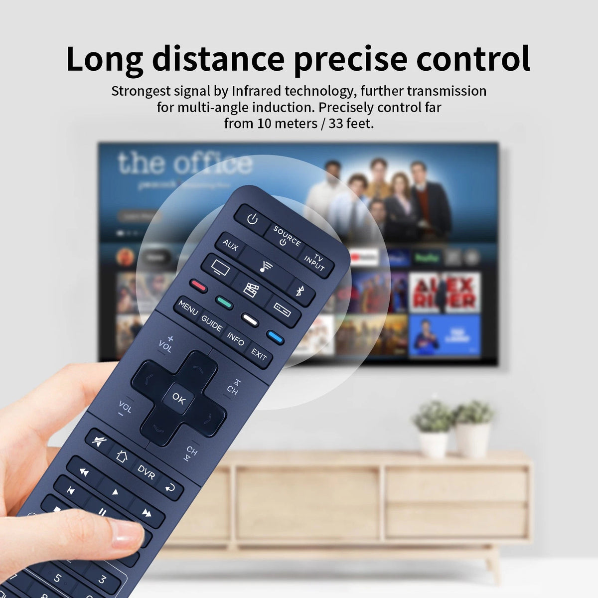 Remote Control For Bose SoundTouch 300 Soundbar Model: 421650