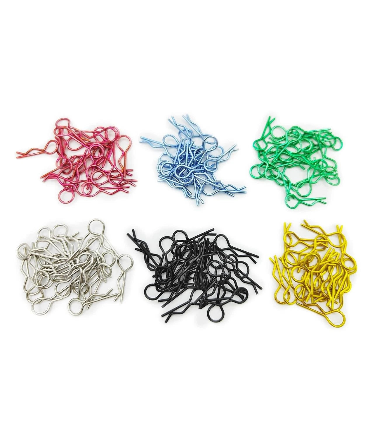 130pcs Universal RC Body Clips Car Steel R for All 1/10 1/12...