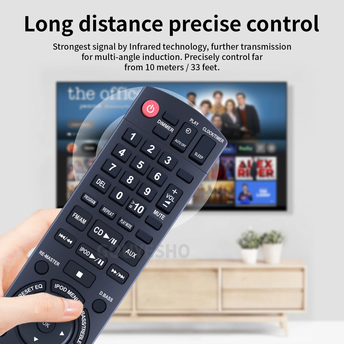 N2QAYB000394 Remote Control For Panasonic Audio System SC-HC3 SCHC3