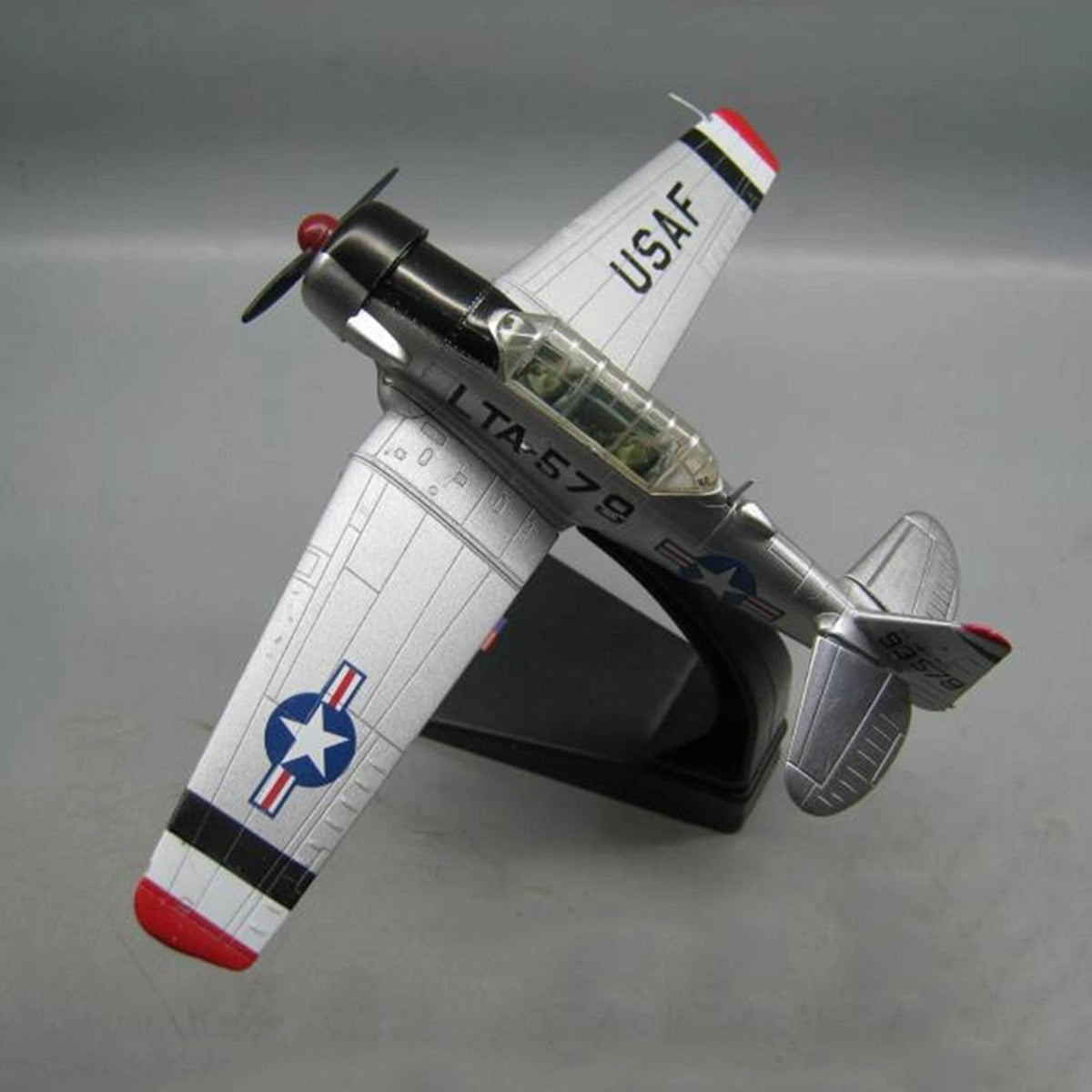 1/72 WWII USA 1953 T6 LT-6G Texan Fighter Aircraft Model Military Collection D