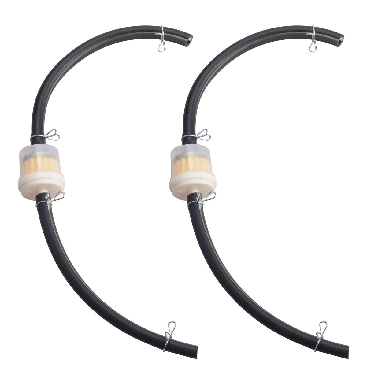 2Pcs 6mm Inline Gas Petrol Liquid Fuel Filter Hose Using For 2/4 Stroke Engines