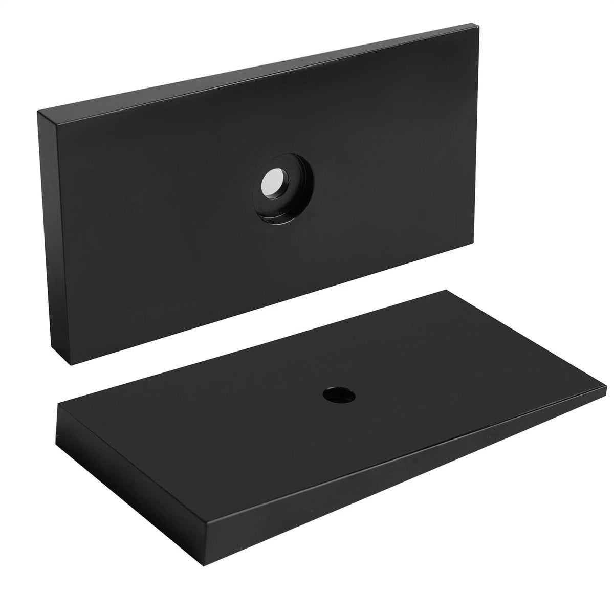 Steel Leaf Spring Shims 800061 2.5" Wide 4°Degree Black- Set of 2