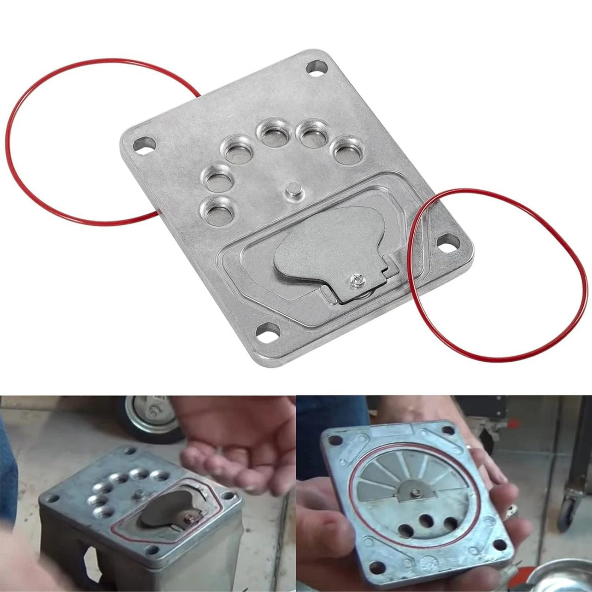 Valve Plate for Craftsman Dewalt Air Compressor OEM Z-AC-0032 889119 Steel+Alum