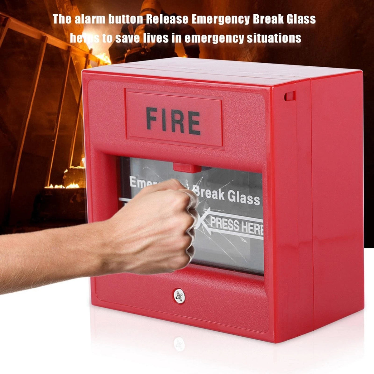Emergency Door Release Glass Break Alarm Button Fire Alarm Exit Release Switch r