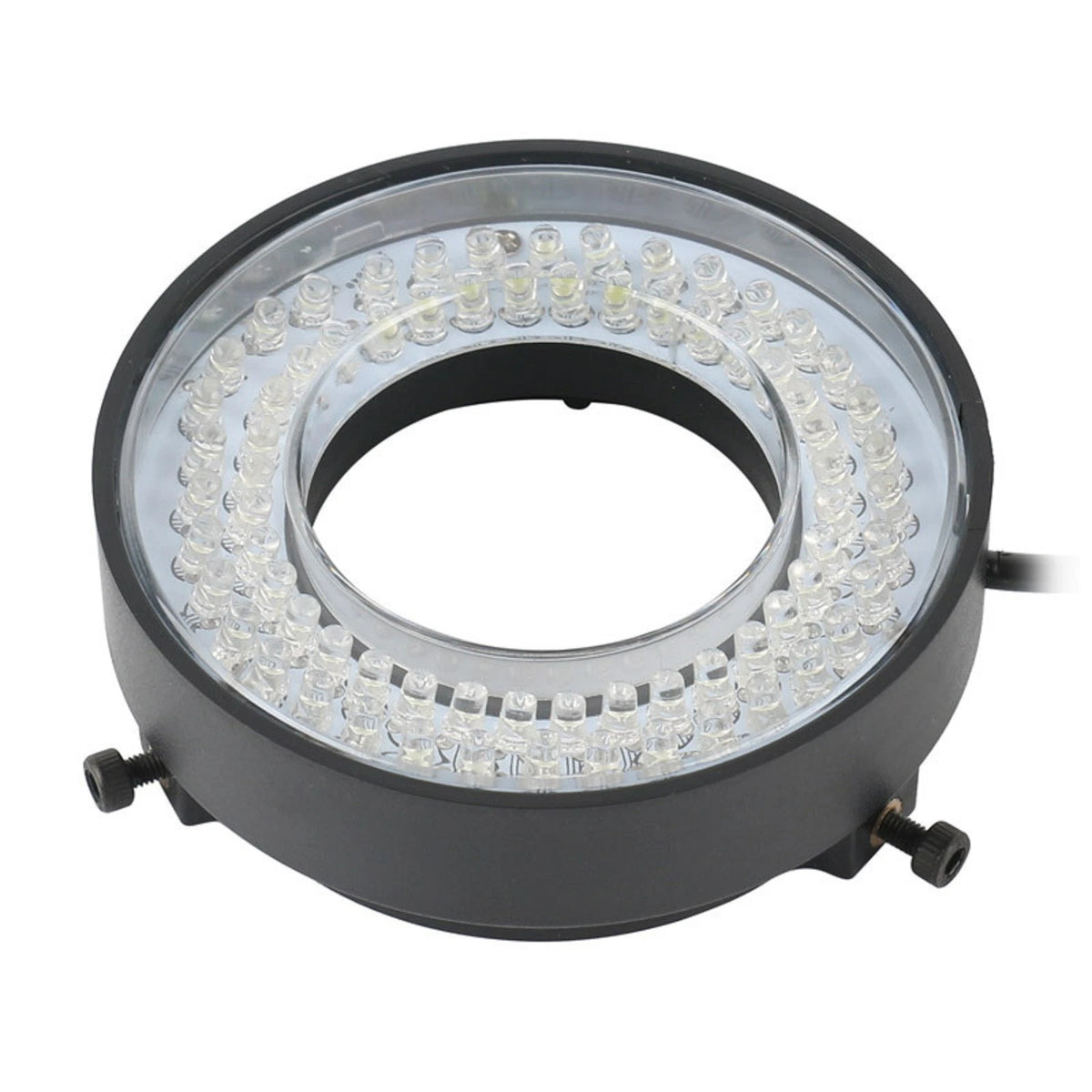 USB 72 LED Ring Light Microscope Adjustable bright Illuminator Focus Lamp