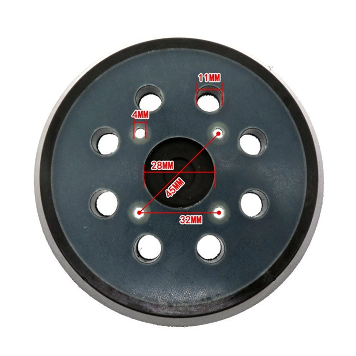 5in 8 Holes Hook and Loop Sander Pad for Ridgid 5 inch 4 screw holes Sander e