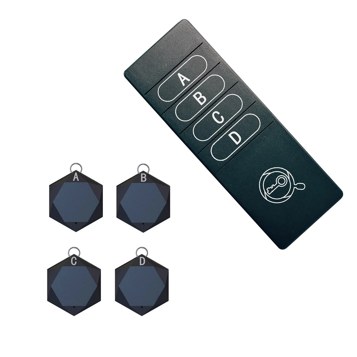 4-in-1 Key Finder Wireless Alarm Anti Lost Key Wallet Tag Tracker Accessories