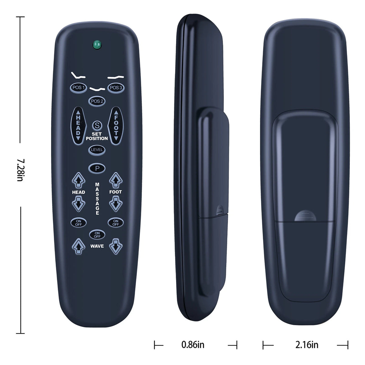 Replace Remote Control For Leggett &Platt S-Cape E95 or Rave E95 Adjustable bed