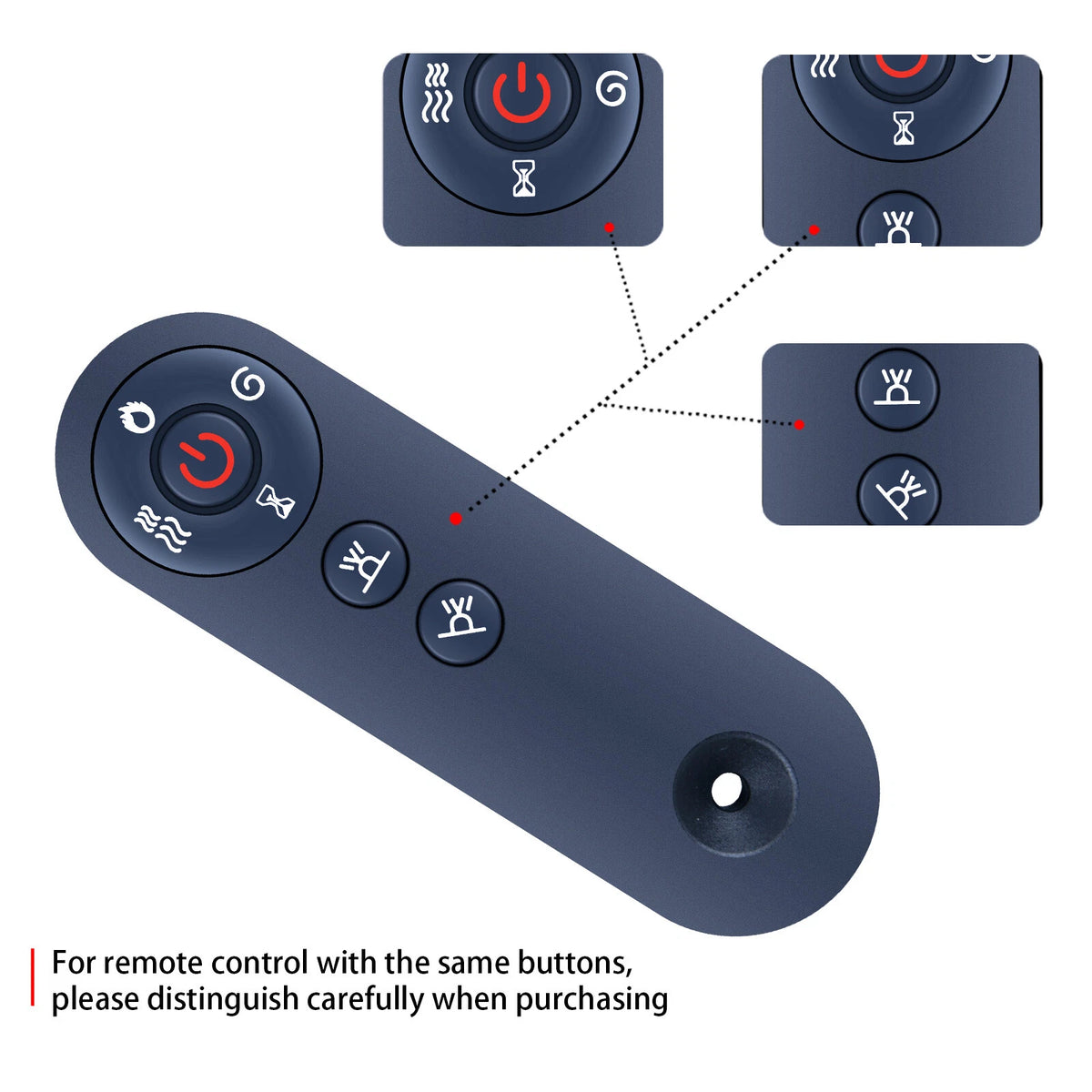 Remote Control For Vitesse 50/60 Inch Ultra-Thin Electric Fireplace