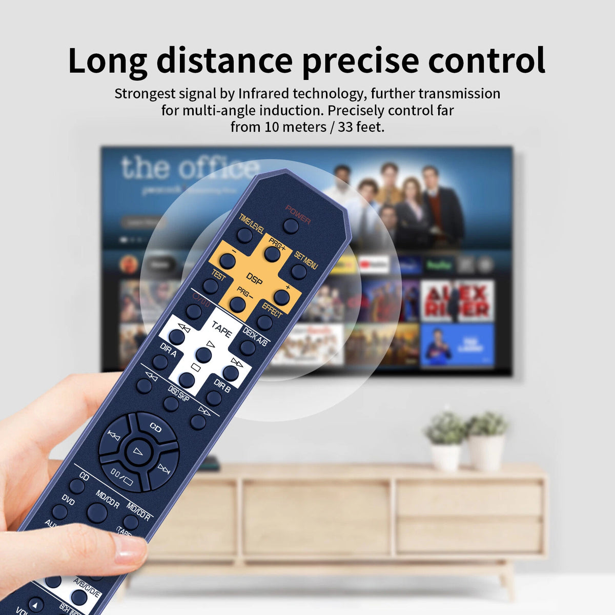 RAV14 V694130 Remote Control For Yamaha AV RX-V420RDS RXV420RDS RX-V420