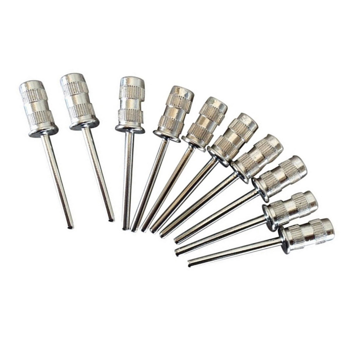 10Pcs/Set Drill Mandrel Bit Nail Sanding Drum For Sanding Band Manicure Pedicure