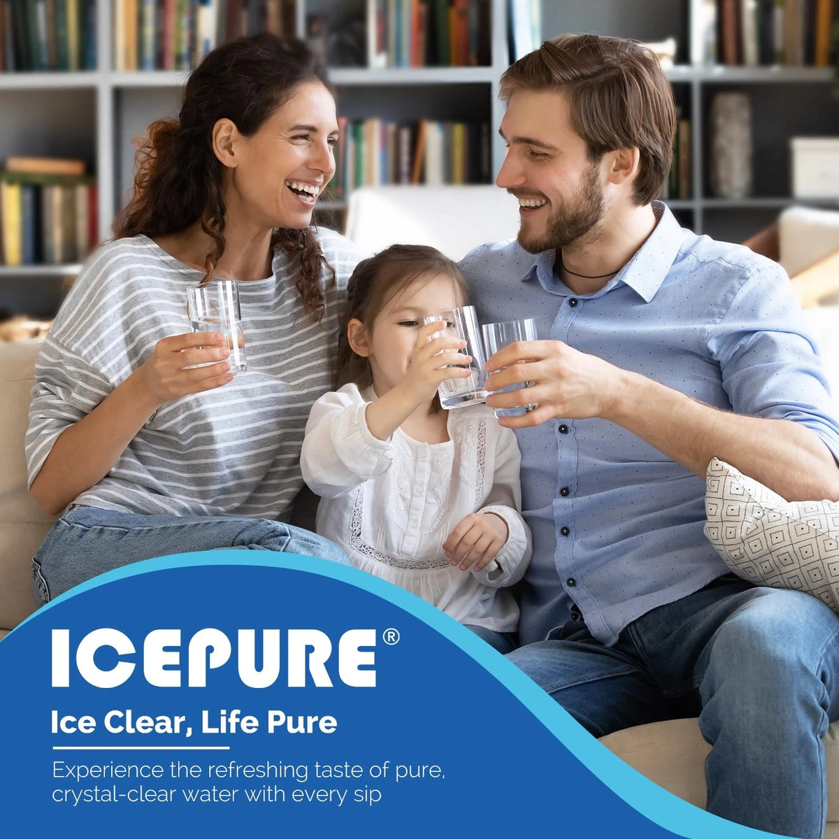 ICEPURE 4396701,469915 Replacement for Kenmore 1 Count (Pack of 1), White
