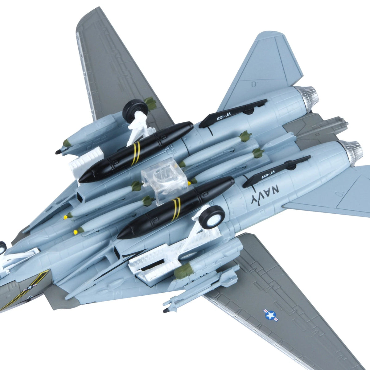 1/100 F-14 Tomcat US Fighter Aircraft Model Alloy Simulation Military Collection