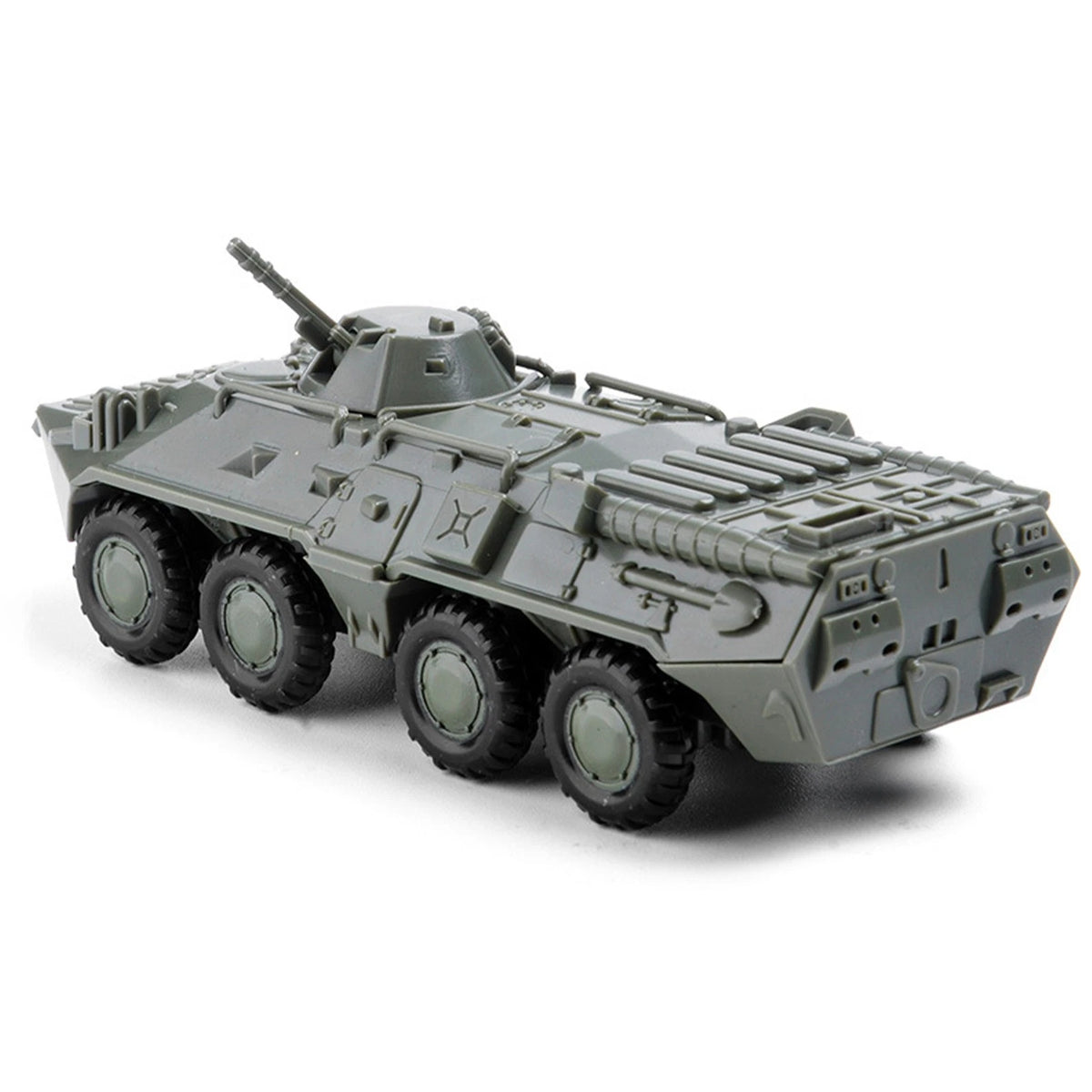 1:72 Plastic Movable BTR-80 Wheeled Armored Vehicle Model Kit Christmas Gifts