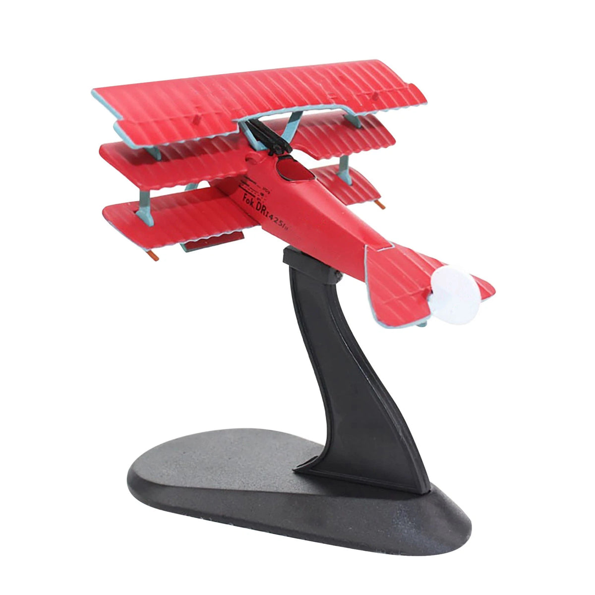 Fokker Triplane Model 1/72 Scale Red Baron German Aircraft Display Stand
