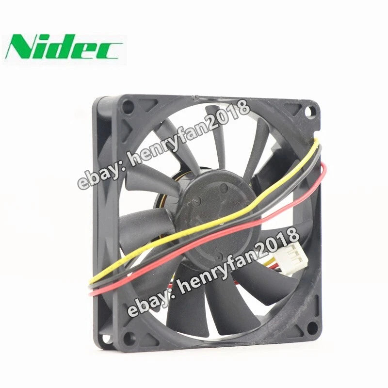 Nidec T0824MUA5-24 Axial Fan DC 24V 0.18A 80X80X15mm 3-pin Cooling Fan
