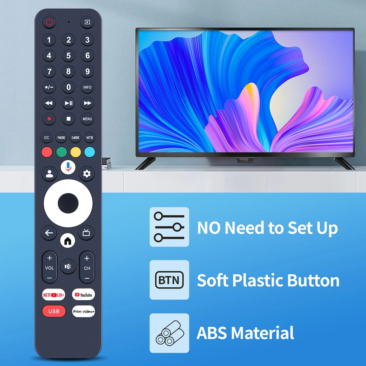 Replacement Remote Control For TuTu TV TUG32HQ1C TSG43 TSG24 TSG32