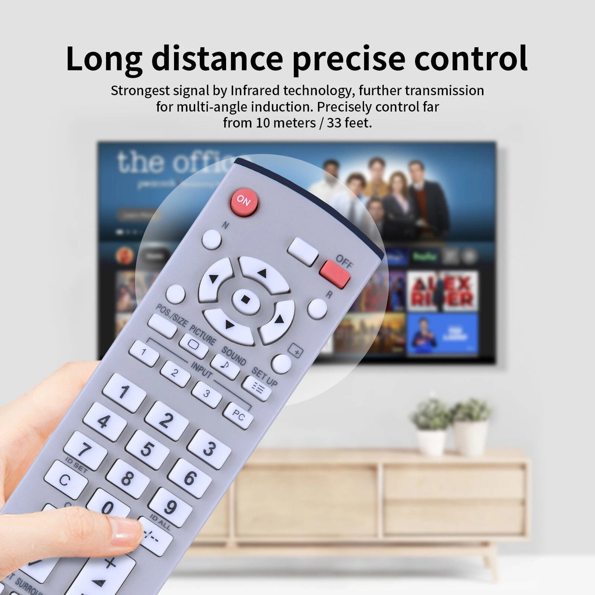 EUR7636070R Remote Control For Panasonic Display TH-37PH10UK TH-42PH10UK