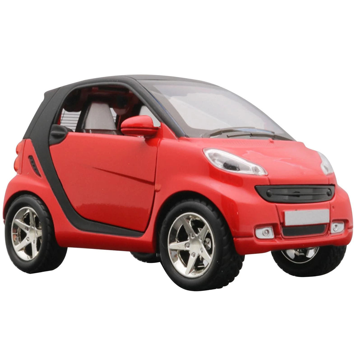 1:32 Red Model Car Toy Vehicle Kid Gift With Sound&Light Effect For Smart ForTwo