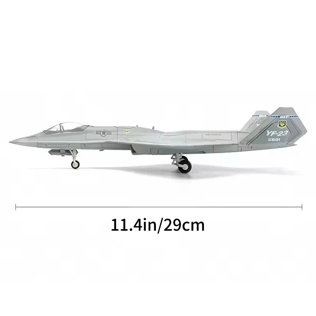 1:72 Scale YF-23 Stealth Fighter Building Blocks Kit, Durable ABS, Snap-Fit