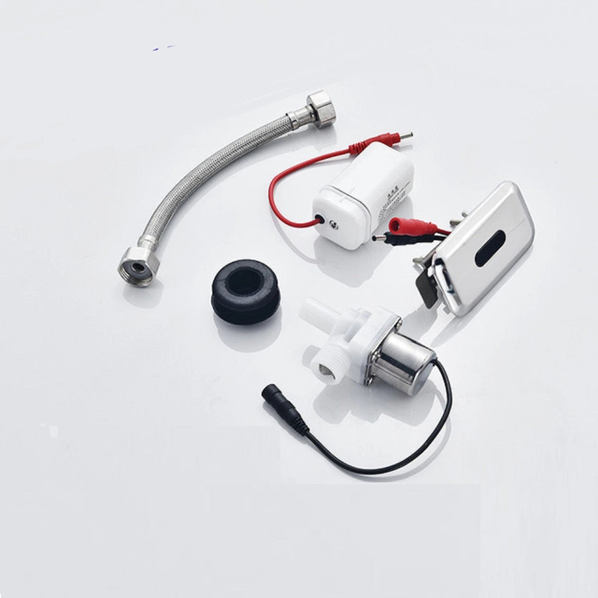 Automatic Ceramic Integrated Standing Urinals Sensor Flusher Flush Valve Kit e