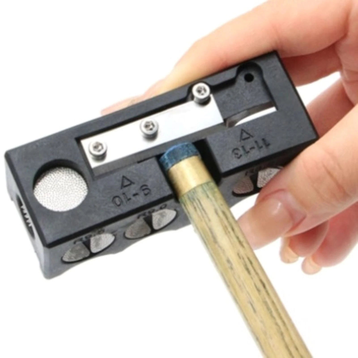 s Billiard Cue Tip Tool Multi-Functional Grinder Shaper Trimmer