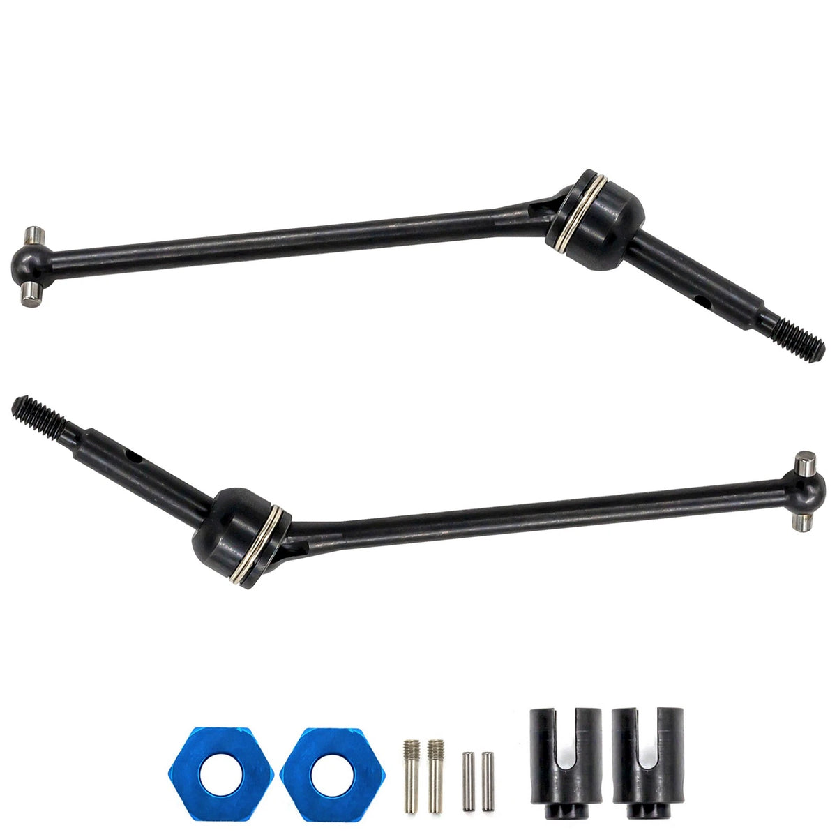 Steel CVD Drive Shafts For Traxxas 1/10 Slash 4x4 Rustler 2WD RC Car Replacement