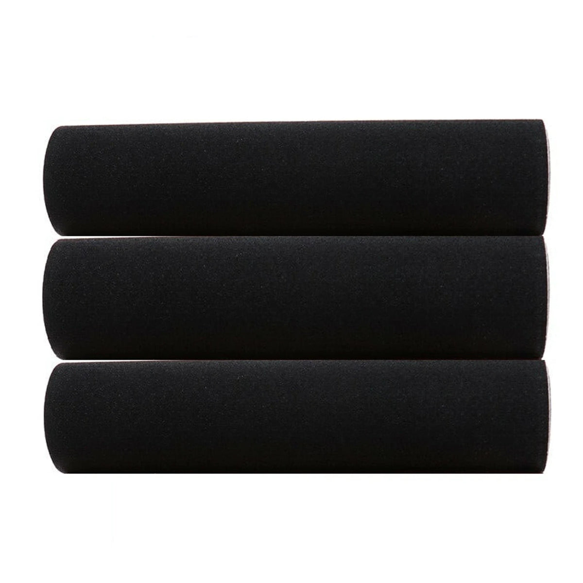 2Pcs Black Skateboard Stickers 84 * 23cm Pro Skating Board Sandpaper Grip Tape^
