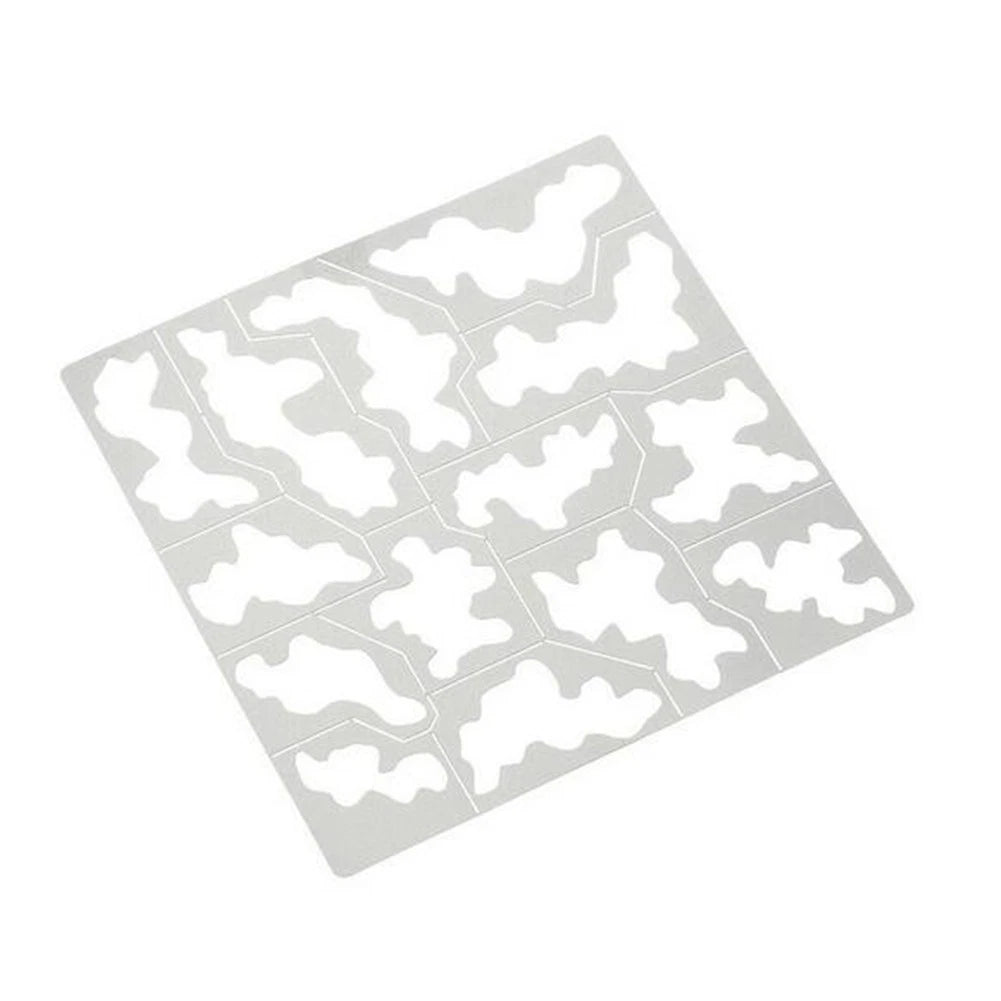1/35 1/100 Stainless Steel Hollow Forest Camouflage Template Spray Craft Tool
