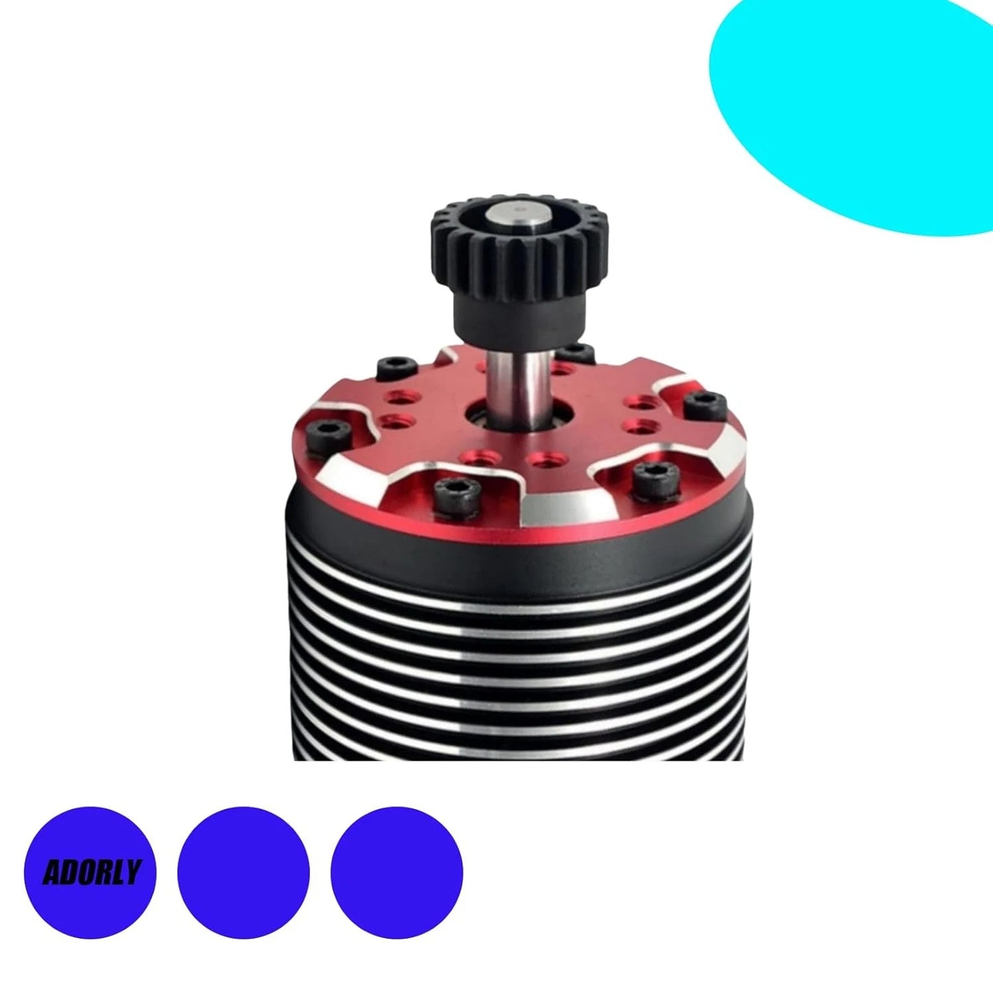 2pcs HD Steel 20t Mod 1 Pinion Gear 5mm for 1/8 HPI C1 SC Savage Flux...