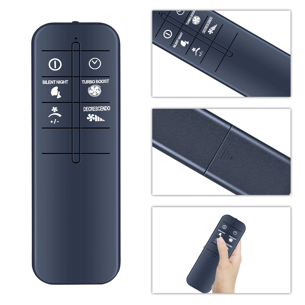 Remote Control For Rowenta Fan Turbo Silence Extreme VU5670 Series VU5670F2