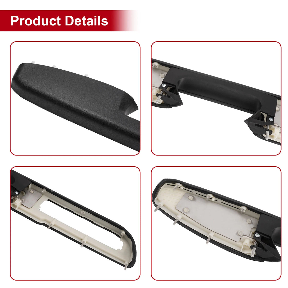 Front Driver Side Door Armrest Repair 80994 for 2010-2014 Tahoe Silverado Black