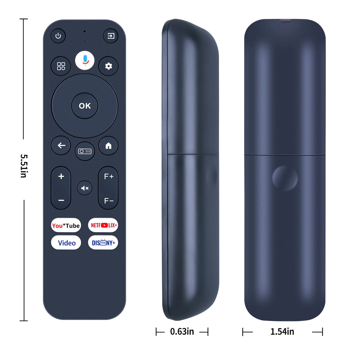 Replacement Remote Control For ETOE Whale Pro Android TV Projector Voice