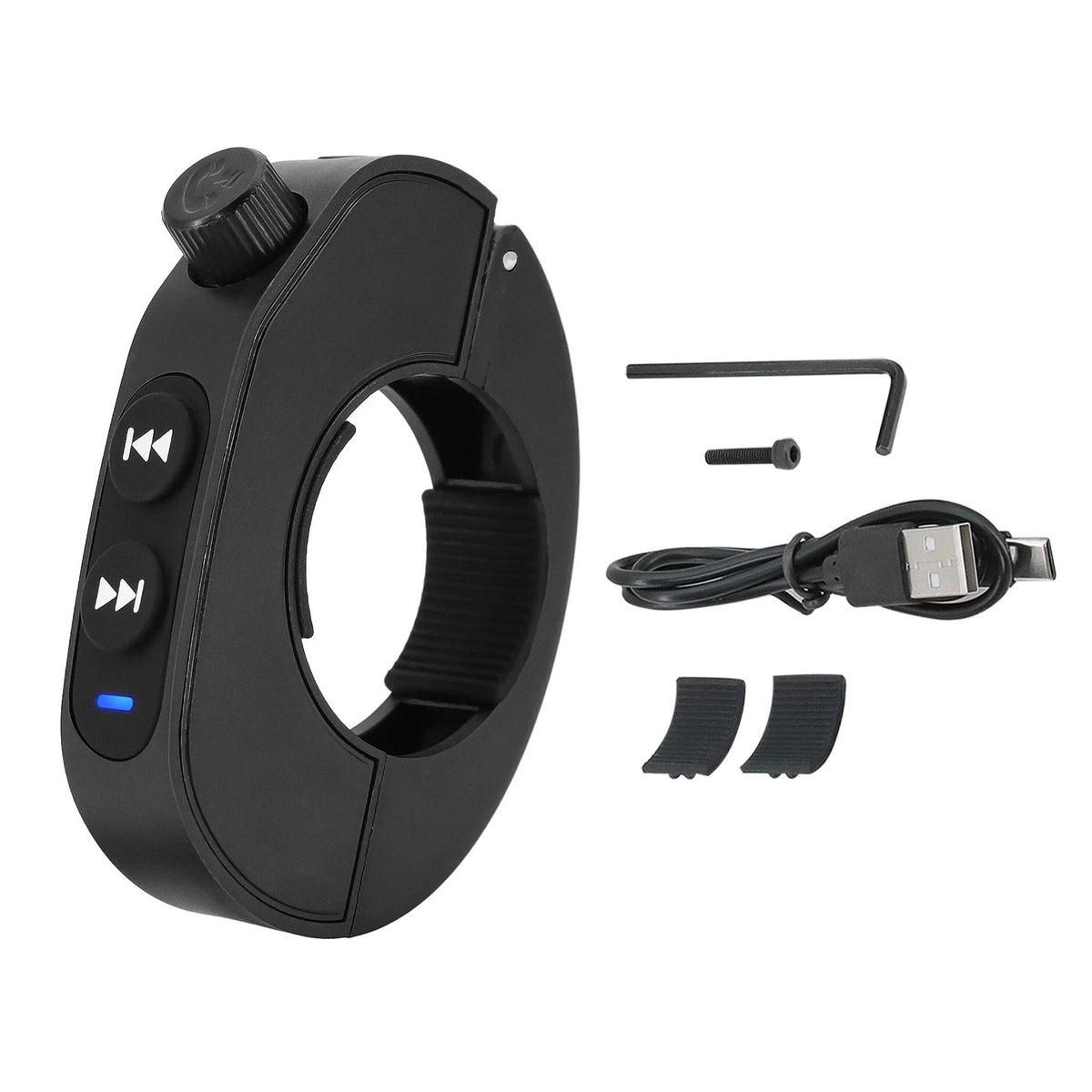 For Motorcycle Handlebar Bluetooth Wireless Media Remote Control Button IP66
