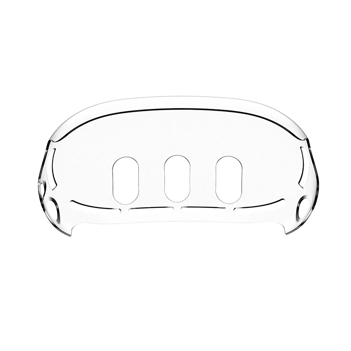 For Meta Quest 3 VR Helmet Protective Cover Transparent PC Case Anti-Collision