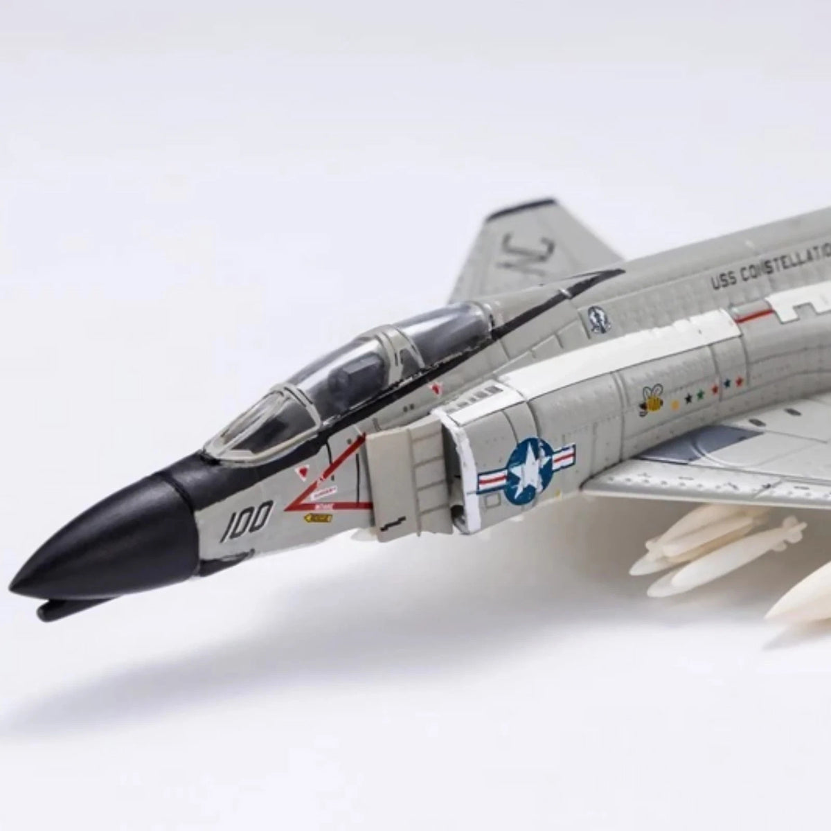 14cm Diecast Alloy 1/144 Scale F-4 Phantom II Fighter Desk Model