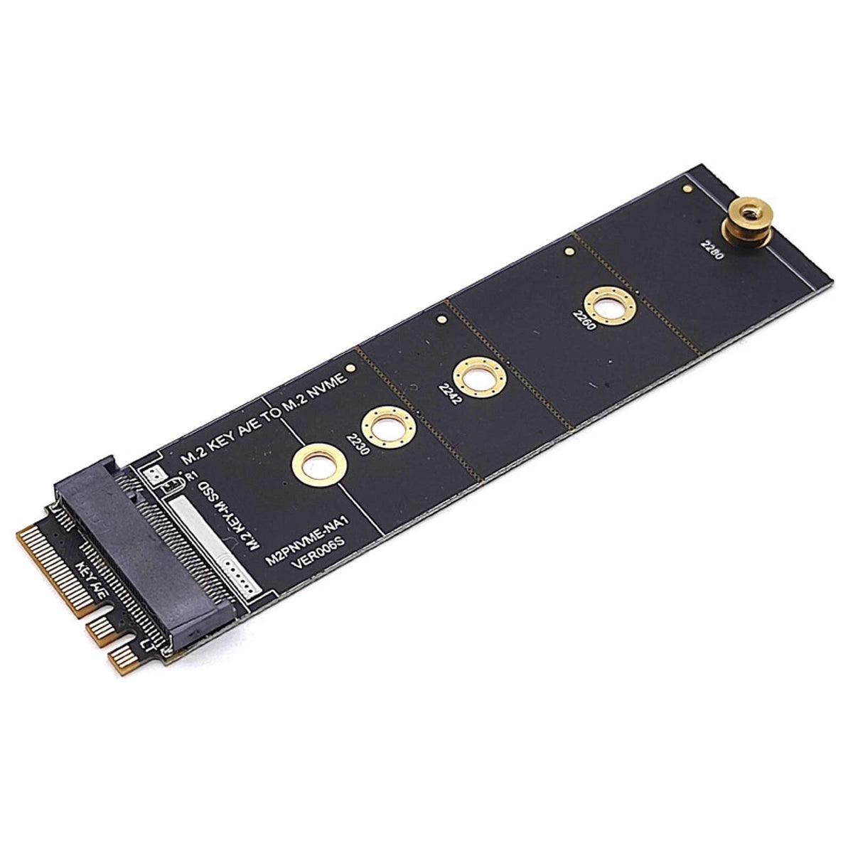 M2 KEY A-E to NVME Adapter Card Holder For NVME PCI Express SSD Port 2230 2242