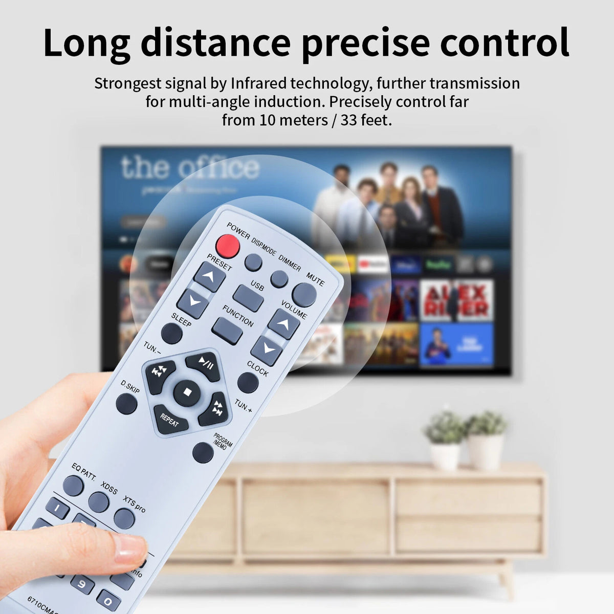 6710CMAQ05B Remote Control For LG Home Theater Audio System LFS-U850 LFSU850