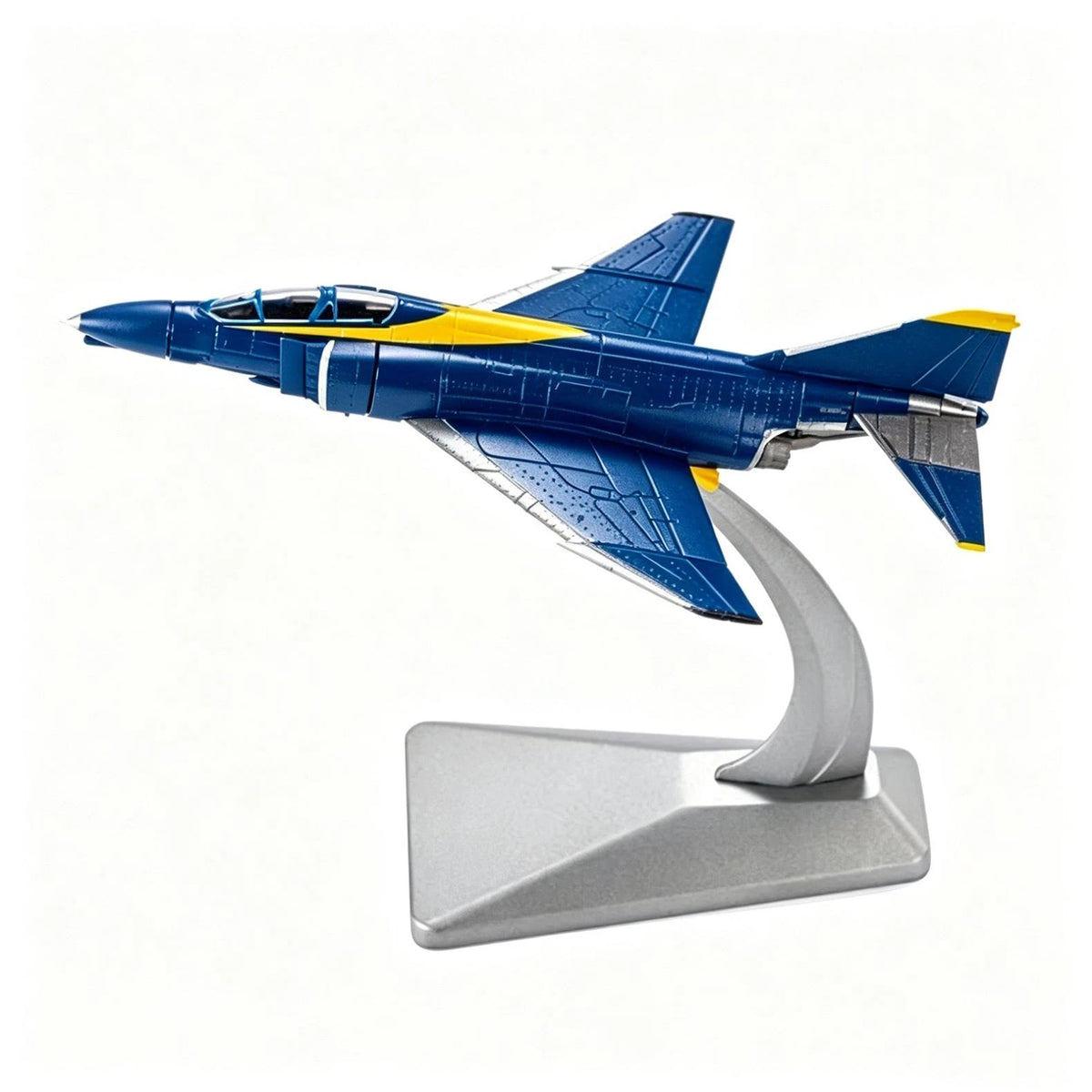 14cm Diecast Alloy 1/144 Scale US Navy F-4 Phantom II Fighter Desk Model
