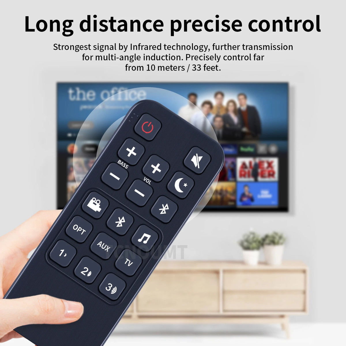 For Polk Audio Sound Bar Signa S1 S2 S3 RE6214-1 Soundbar Replace Remote Control