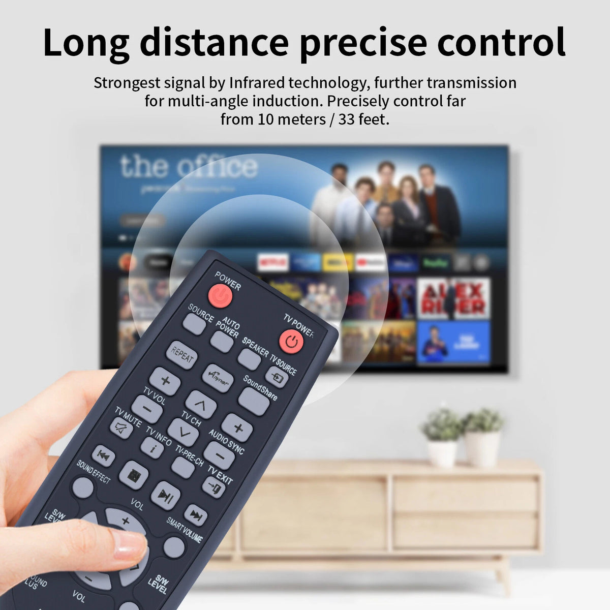 AH59-02546B Remote Control For Samsung Sound Bar HW-F551 HW-F550 HW-F550/ZA
