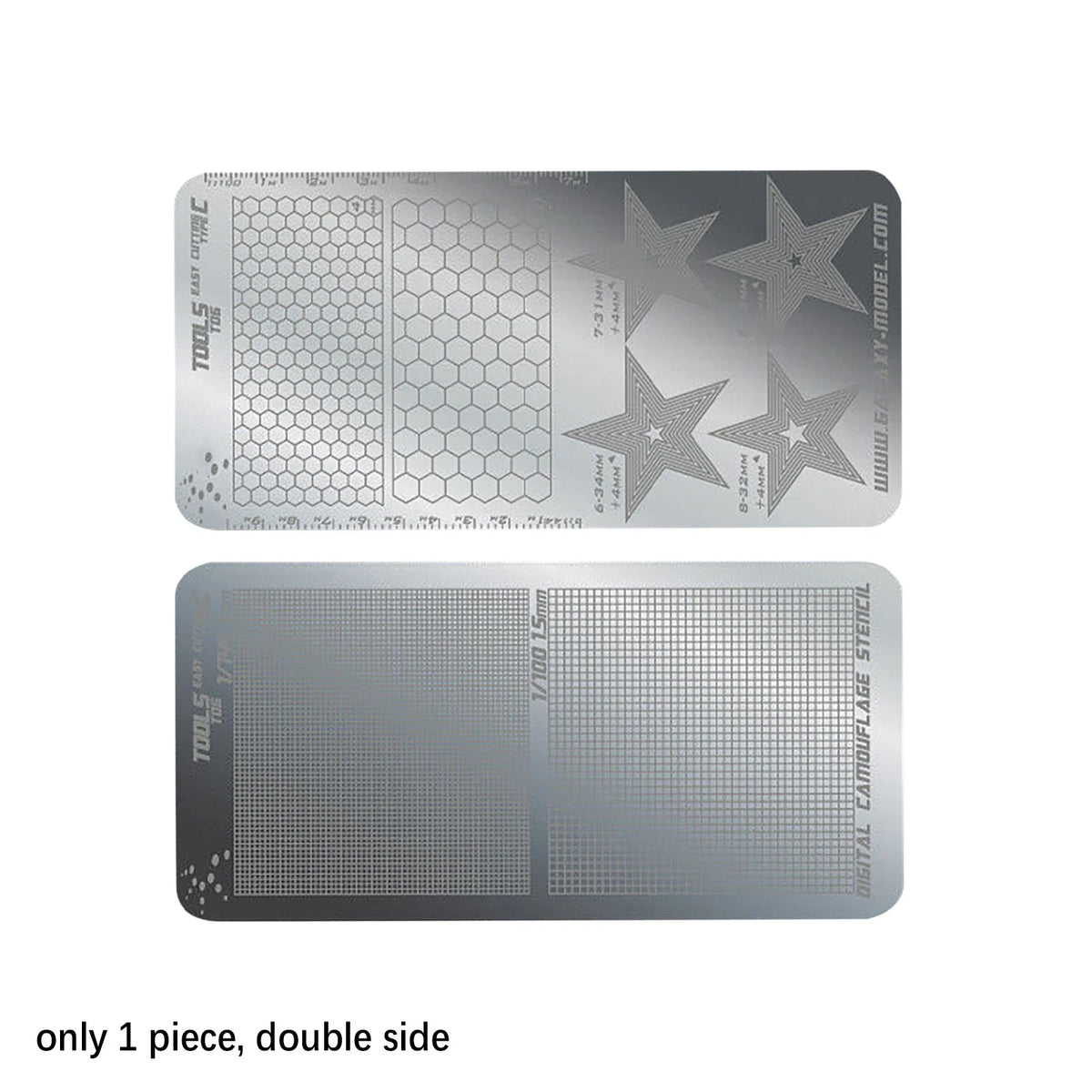 T06A03 Stainless Steel Masking Sheet Easy Cutting Type Board Hobby Tools Fuu