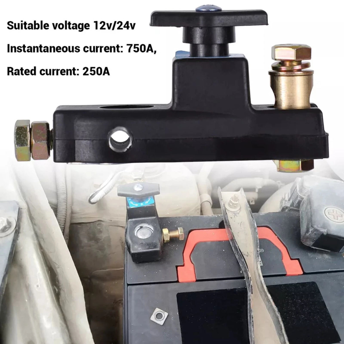 12-24V Car Battery Disconnect Isolator Cut Off Switch With power cut-off ability