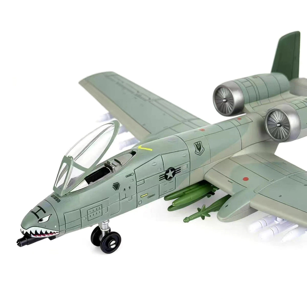 1/72 A-10 Thunderbolt II Warthog Attack Aircraft USAF Assembly Model DIY Set