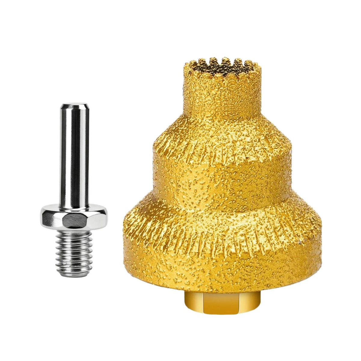Gold Diamond Coated Step Drill 20/35/50mm for Quartzite Microcrystalline Stone