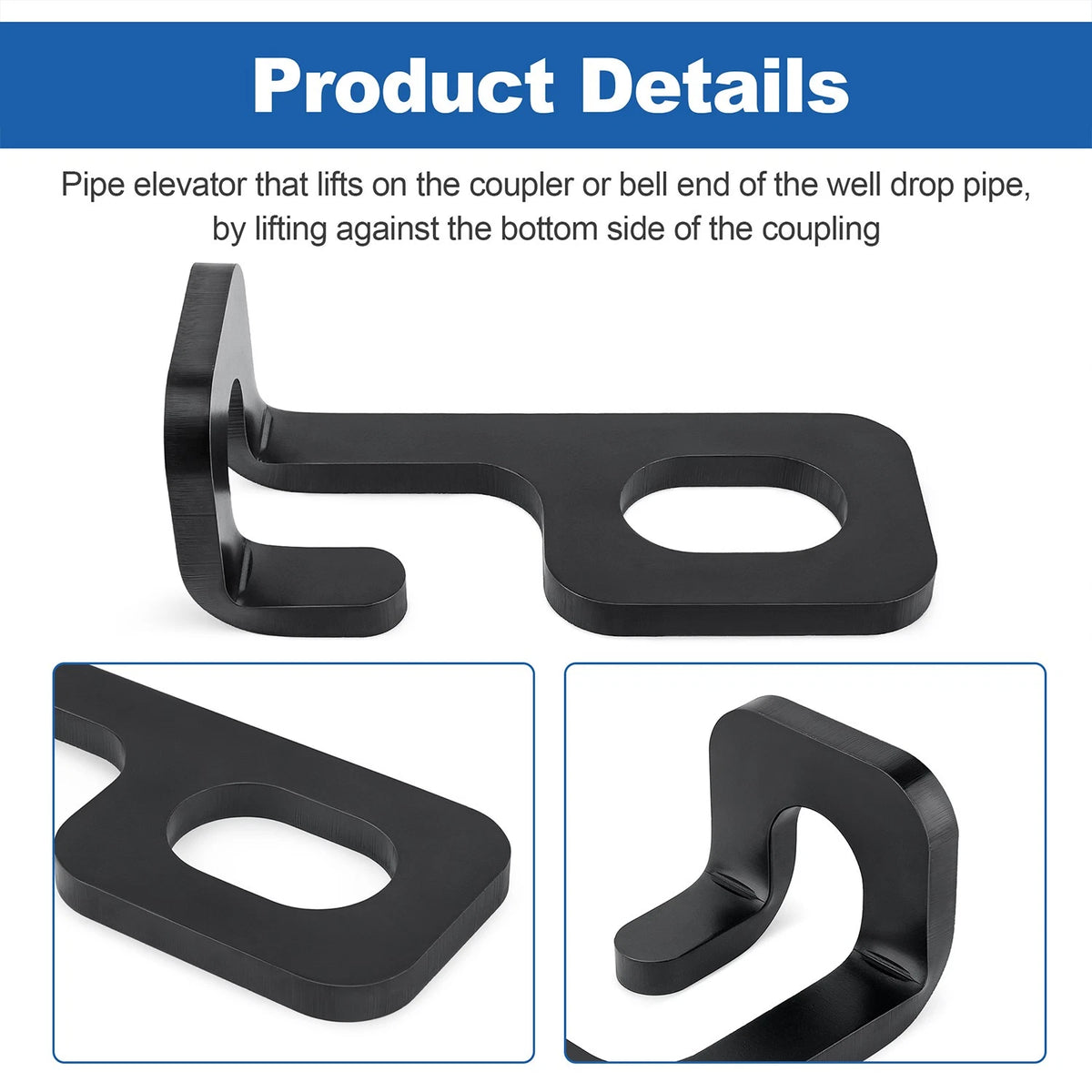 Heavy Duty Pipe Elevator Well Pump Installation Drop Pipes Puller